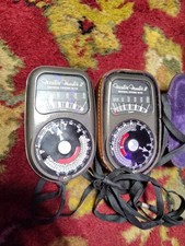 2 Weston Master II Universal Exposure Light Meter Model 735