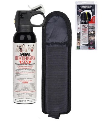New Sabre Frontiersman Max 7.9 oz. Bear & Mountain Lion Spray (EXP: 04/29)