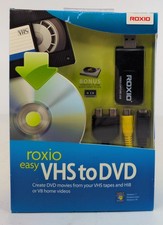 Roxio Easy VHS to DVD for Windows Create DVD Movies from VHS Hi8 V8 New In Box