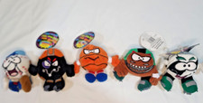 VTG Silly Slammers Beanbag Plush set of 5 Sports slams 31,32,43,44,45, working