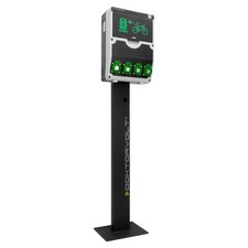 Fahrradladestation f&uuml;r E-bikes 12 Module 4x230V 4xRCBO Stromverteiler Ladepunk