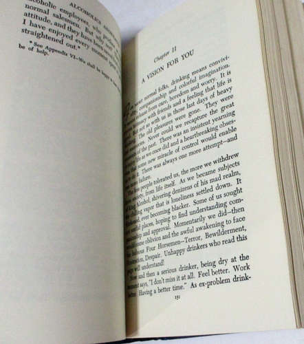 ALCOHOLICS ANONYMOUS 2nd Edition, 16th Printing, 1974, HC w/dj, w/ receipt, VG - Picture 12 of 18