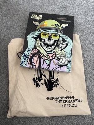 D*FACE - 'PERMANENTLY IMPERMANENT' SIGNED BOOK - EXCLUSIVE SCREEN PRINTED COVER