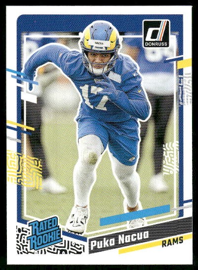 2023 Donruss Puka Nacua #357 Los Angeles Rams