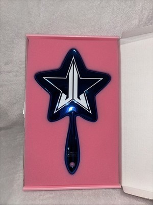 Jeffree Star Cosmetics Star Mirror  Blue Chrome Hand Held NIB