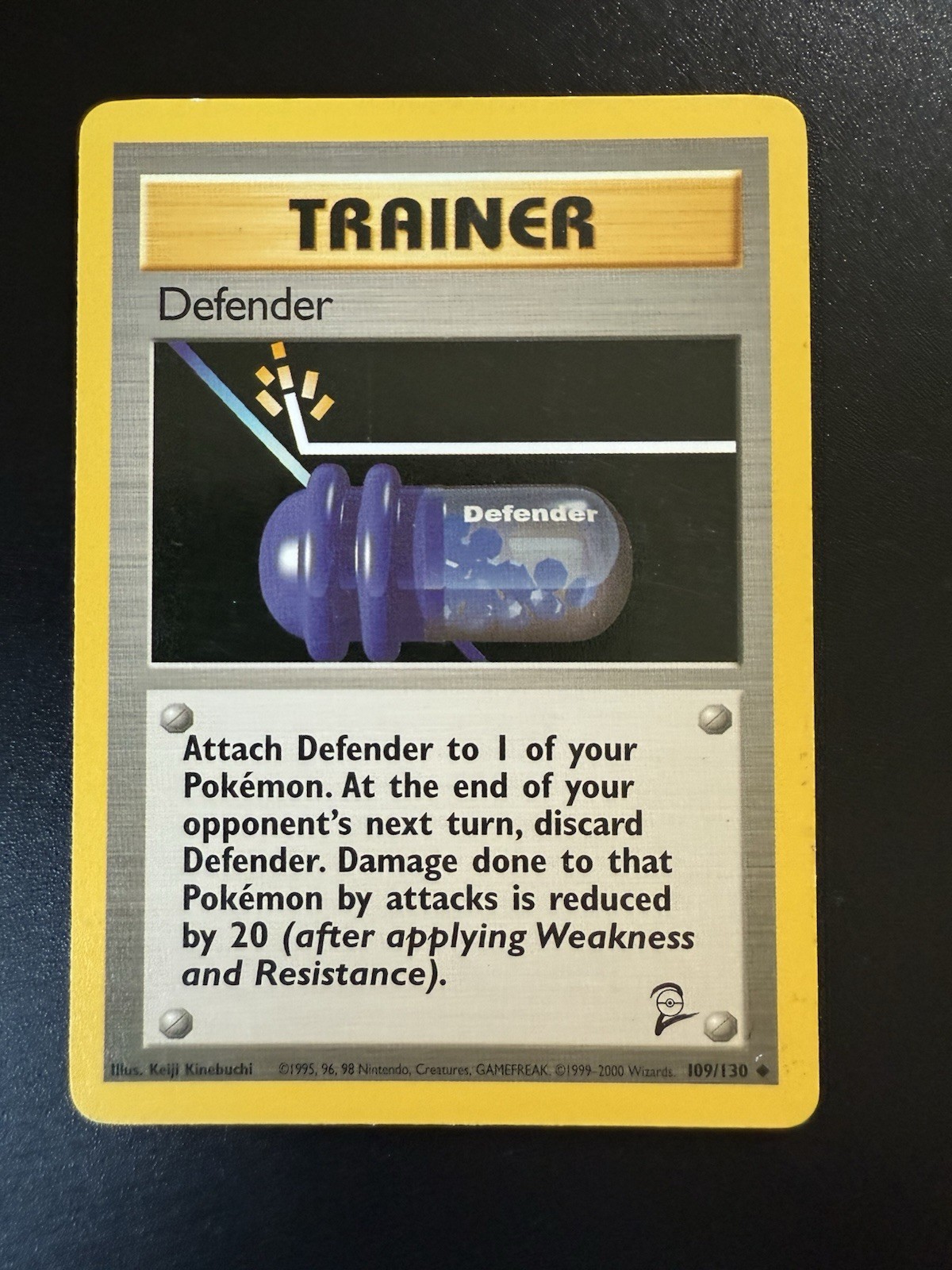 Pokémon Defender 109/130 BS2 Base Set 2 LP