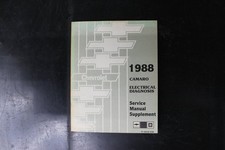 Chevrolet Camaro 1988 Diagnosi Elettrica Manuale di Servizio Supplemento ST-368-88