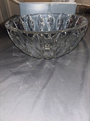 Reed & Barton Equinox Bowl 10   Full Lead Crystal Made In Slovenia Brand New