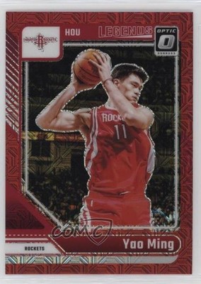 2024 Panini Donruss Optic Legends Choice Red Prizm 82/88 Yao Ming #226 HOF 5i3