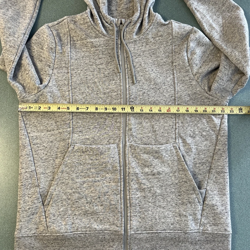 FIGS Sudadera con Capucha Para Mujer Talla Grande Gris Jaspeado Cremallera Completa Enfermera/Sudadera Médica  Foto 4 de 4