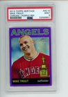 2013 Topps Heritage Mike Trout #HC10 Purple Refractor PSA 9 MINT