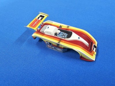 Aurora AFX Shadow Can-Am Slot Car Body White/Orange/Yellow, #3 | eBay