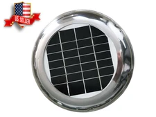 2.5W Solar Extractor Fan 60CFM Brushless Motor For Boat RV Truc Caravan Tent