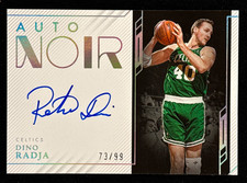 2022-23 Panini Noir Dino Radja Noir Color AUTO /99 #ANC-DRA Boston Celtics
