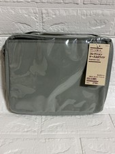 NEW MUJI Pocket-selectable Collection Case A5 Wide Moss Green Pouch Japan