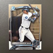 2025 Bowman Chrome #BCP-156 Andrew Salas - Bowman 1st Chrome Prospects