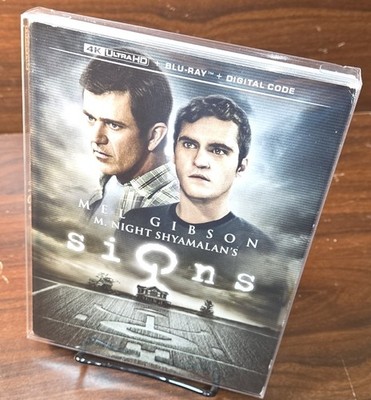Signs (4K+Blu-ray)SLIPCOVER-w/PROTECTIVE SLEEVE-NEW (Sealed)- Free Box Shipping