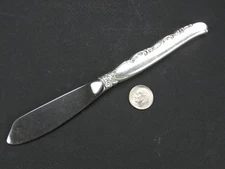 1 Sterling Handle Stainless Blade Butter Knife Spreader Oneida FLOWER LANE