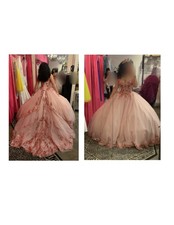 Morilee by Madeline Gardner Sweet 16 / quinceañera gown in blush/pink size 8