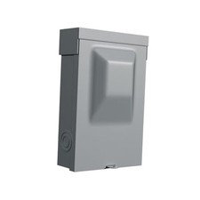 60AMP 240V Waterproof AC Disconnect Box Non-Fused, Metal Box Pull-Out