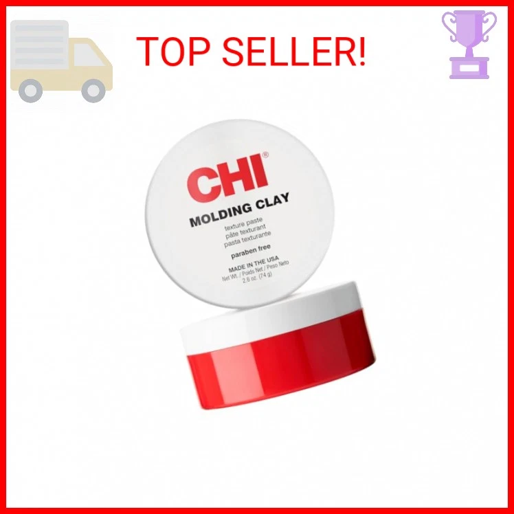 Pasta capilar textura arcilla moldeadora CHI, producto de peinado para volumen, textura y cuerpo, Foto 2 de 2