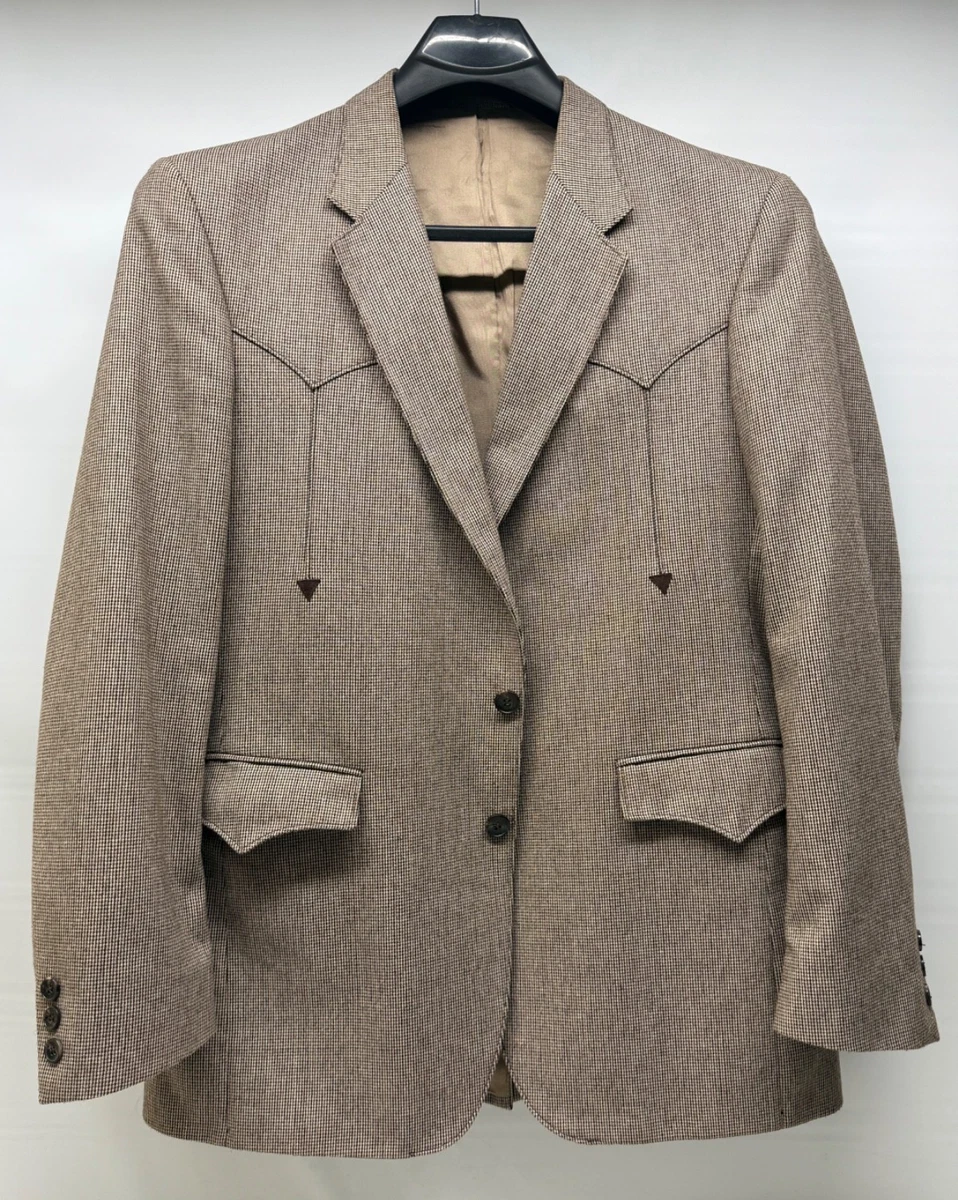 Tweed Regular 44 Jacket Vintage Suit Jackets & Blazers for Men for