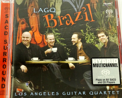 LAGQ Brazil Los Angeles Guitar Quartet SACD Super Audio CD Hybrid Telarc