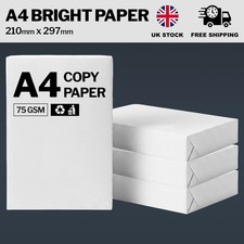A4 Copy Paper 75gsm Printer Copier Paper White Sheets Office Printing Papers