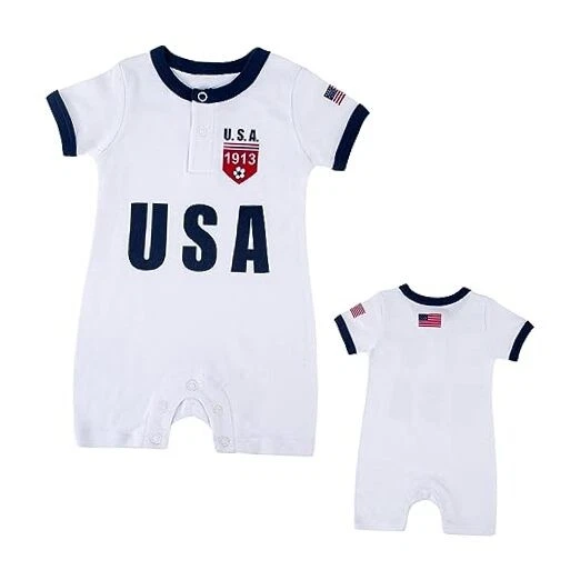 Soccer Baby Clothes - Matching Family Rompers 0-24M | Unisex 3-6 Months Usa1-s
Opens in a new window