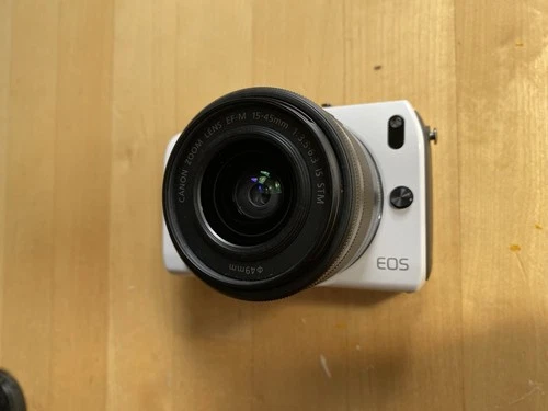 Canon EOS M White 18.0MP With 15-45mm Lens