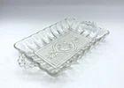 Vintage 1956 Anchor Hocking Glass Relish Cranberry Sauce Serving Dish 8”