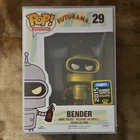 Funko Pop! Animation Futurama Bender #29 Gold 2015 Summer Con Exclusive 14+