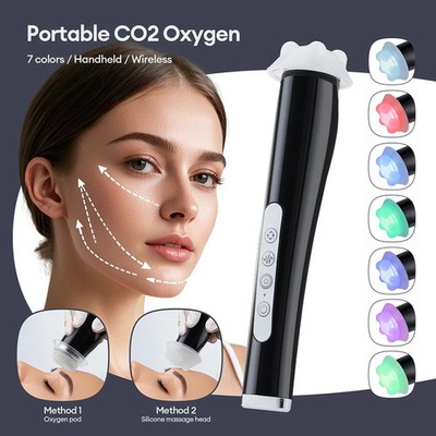 Bubble 7 Colors LED Facial Exfoliate Skin Peeling Care Vibration Deep Cleansing