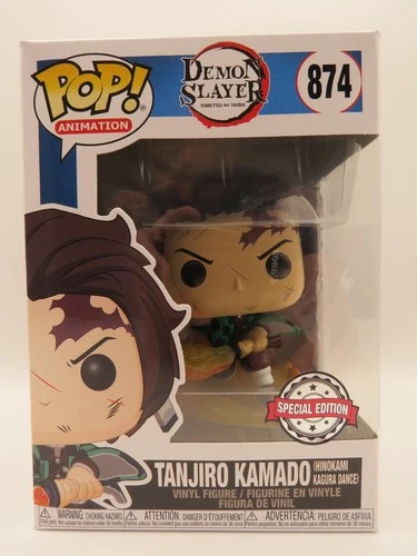 TANJIRO KAMADO Funko Pop! 2021 Demon Slayer Special Edition Exclusive 874 NIB