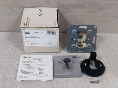 GIRA 0492 23 System 55,Aluminum Cover Key Switch Dorma 56330701