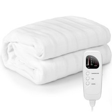 Heating Massage Table Warmer, 75x36in Heated Mattress Pad w/ 5 Heat Levels, 8...