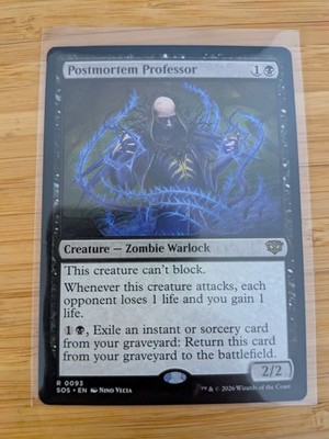MTG Postmortem Professor 0093 Secrets of Strixhaven M/NM Free UK P&P