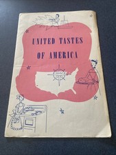 Vintage United Tastes of America Cookbook Gasco Ohio Fuel Gas Co
