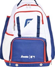 Franklin Sports MLB Gameday Baseball + Softball Backpack – Adult +Youth