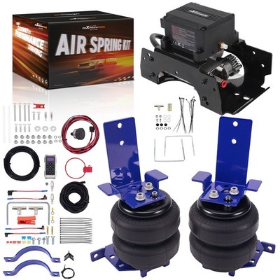 Air Suspension Springs + Wireless Compressor Kit for Ford Excursion 2WD 7.3L V8
