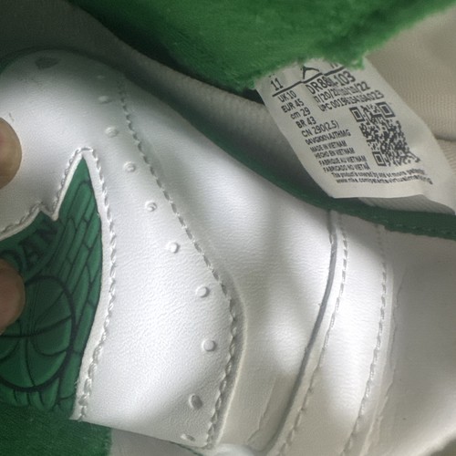 Size 11 Nike Air Jordan 2 Retro White Lucky Green Sail (DR8884 103)Chicago II IV - 第 6/7 張圖片