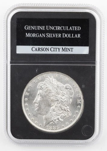 1883-CC $1 Morgan Silver Dollar BU UNC Carson City - 924b