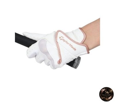 TAYLORMADE GOLF Damen Intercross 4.0 Handschuh Single weiß/roségold Größe: 21 cm