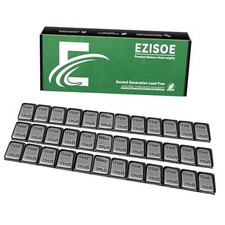 1/4 Oz Black Adhesive Backed Wheel Weights, Stick on Wheel 1/4OZ-BK 72 OZ Pack 