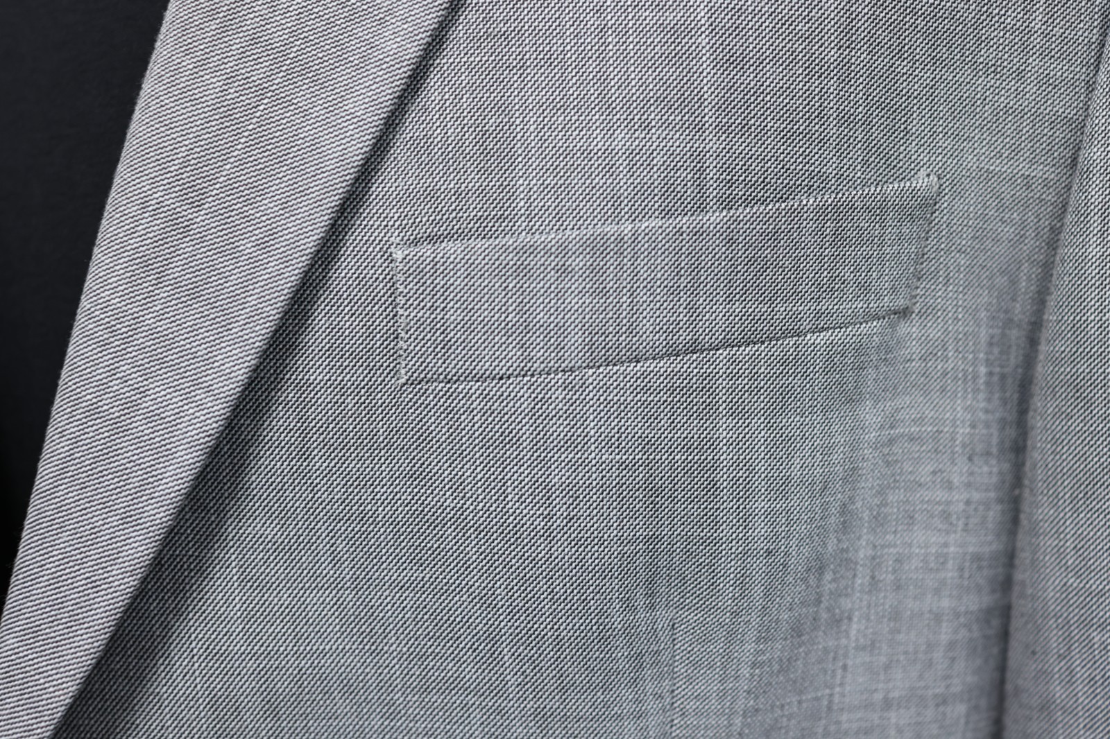 CHAPS mens solid light gray two button sport coat… - image 7