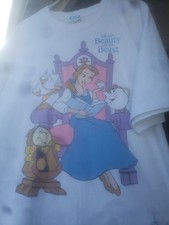 Vintage Beauty And The Beast Shirt Wrap Around Vtg Disney Vintage Belle