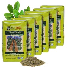 Organic Yerba Mate Loose Leaf Tea Natural Energy Detox Herbal Tea Caffe...