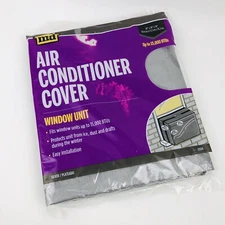 M-D Building Products 87619 Poly Window Air Conditioner Gray Cover 20 x 28 x 30”