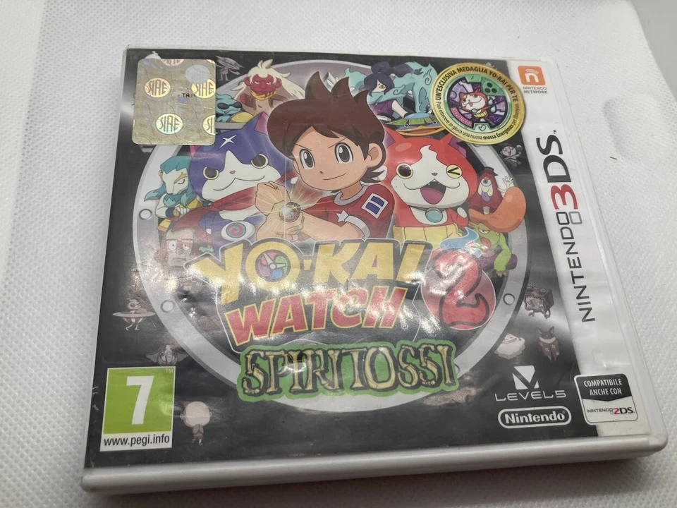 Yo-kai Watch 2 Spiritossi Nintendo 3DS Pal ITA COMPLETO, foto 2 di 5