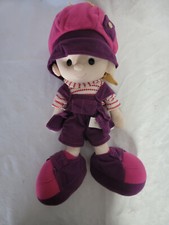 Nanco Rag Burgundy 16" Doll Plush Soft Toy Stuffed Animal